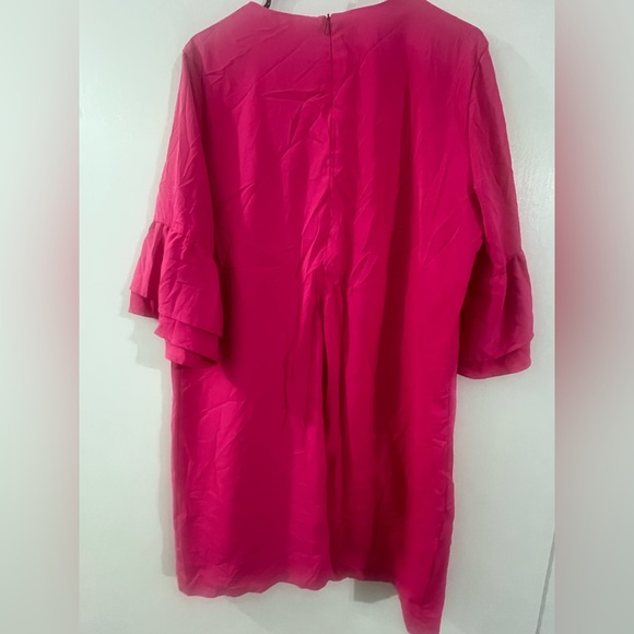 New Belongsci / Elegant Pink Midi Dress Size XL - Picture 3 of 8